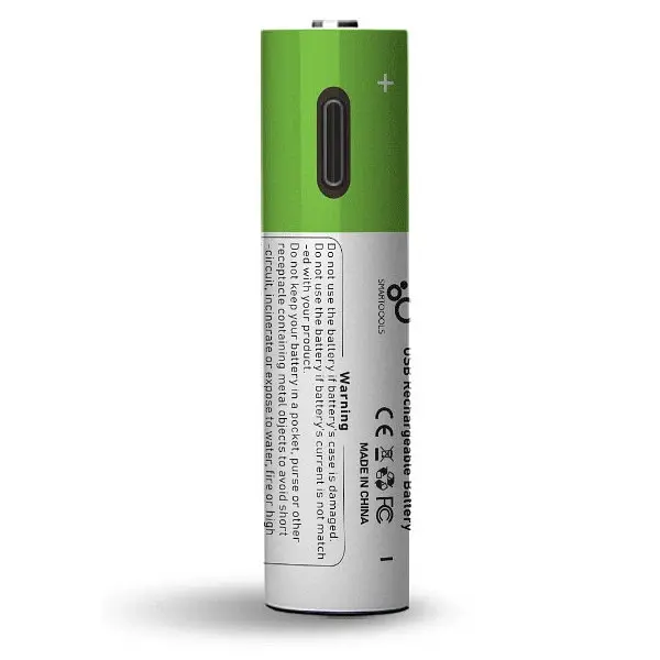 Акумулятор 10440 Smartoools 750 mAh 3.7V батарейка із вбудованою зарядкою Type-C