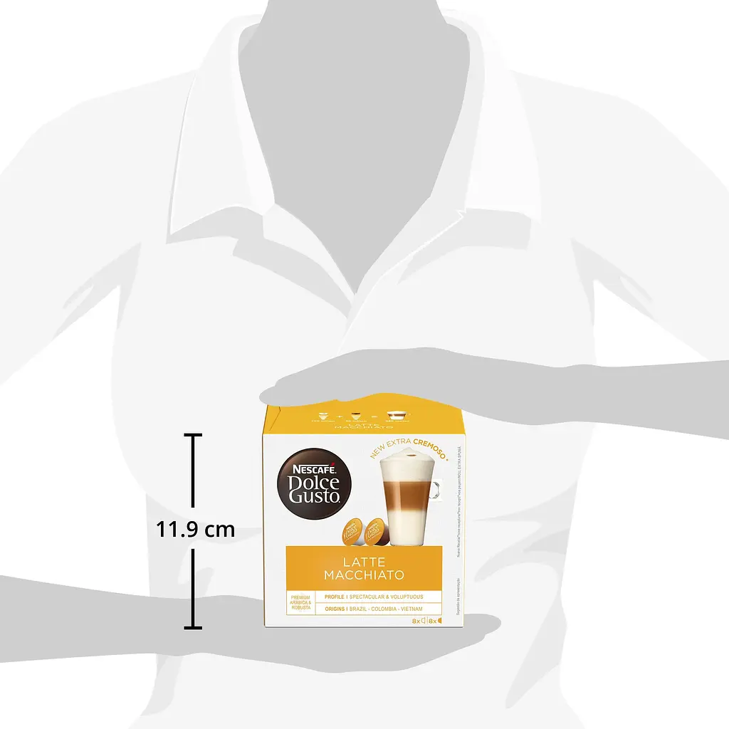 Набор кофе в капсулах Nescafe Dolce Gusto Latte Macchiato 48 шт. 549.6 г (3 уп. x 16 шт. 183.2 г) - фото 5