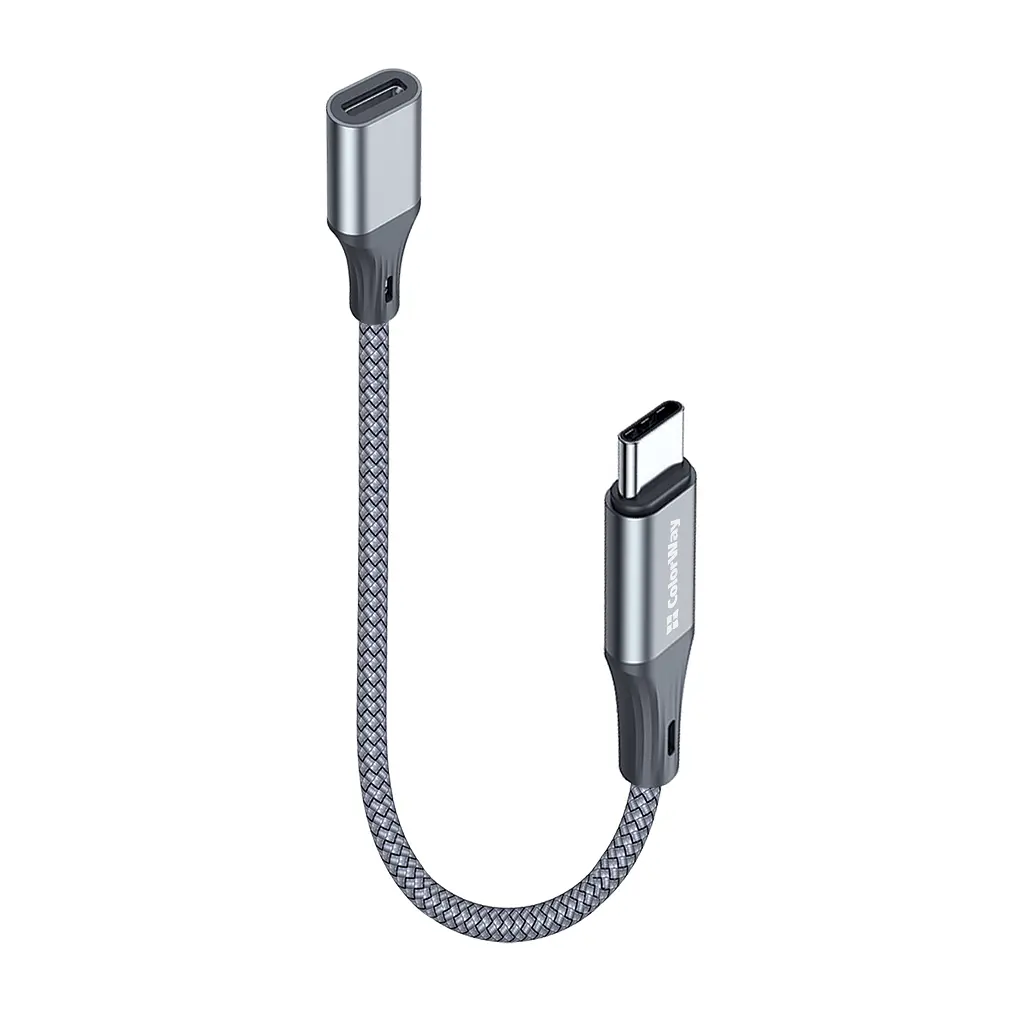 Переходник USB-C M to Lightning F 0.17m gray ColorWay (CW-AD-CL) - фото 2