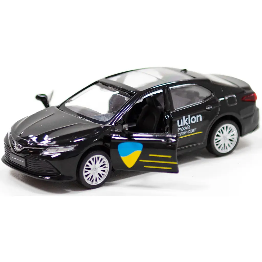 Масштабна модель автомобіля TechnoDrive Toyota Camry Uklon (чорний) (250292) - фото 8