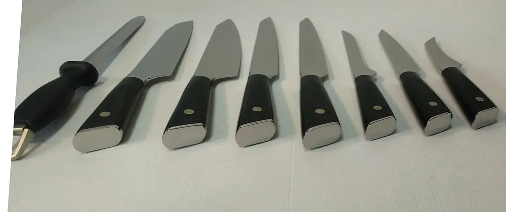 Набір ножів із дамаської сталі Damascus DK-LKB 5000 VG-10 сталь 67 шарів 10 предметів - фото 4