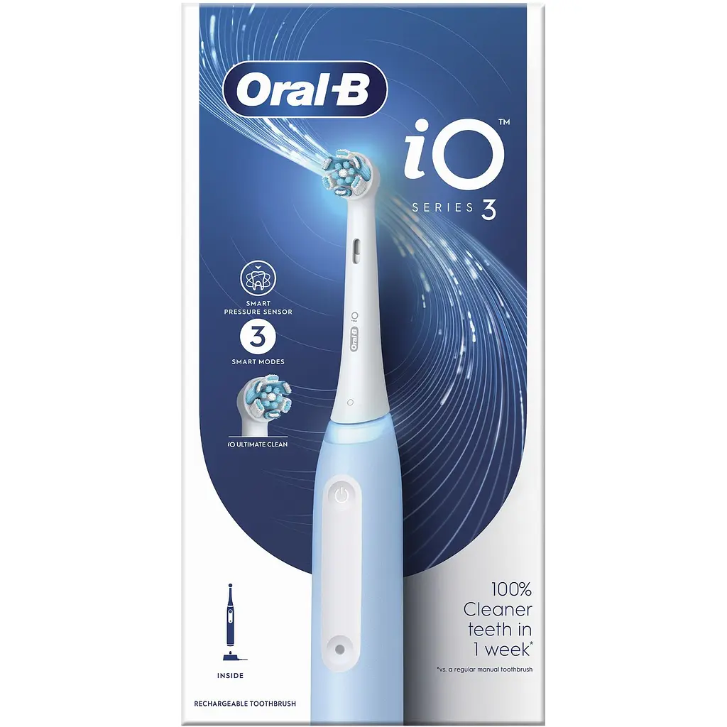 Електрична зубна щітка Oral-B iO Series 3 блакитний - фото 2