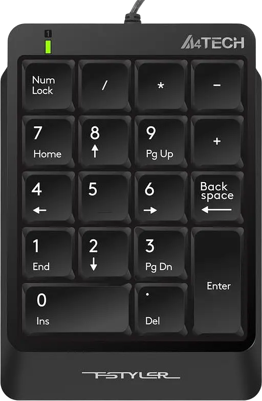 Цифровий блок A4Tech Fstyler FK13P Black - фото 4