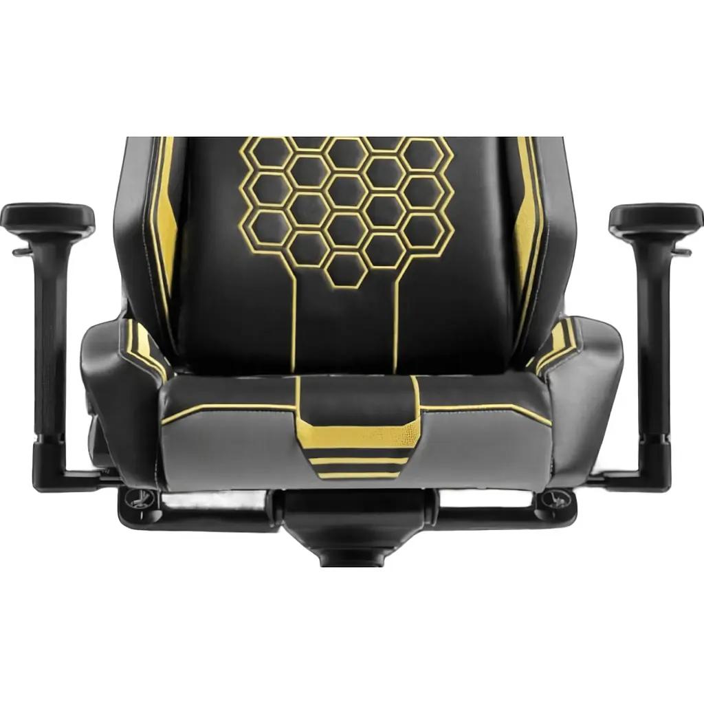 Геймерское кресло GT Racer X-5348 Black/Yellow [122617] - фото 3