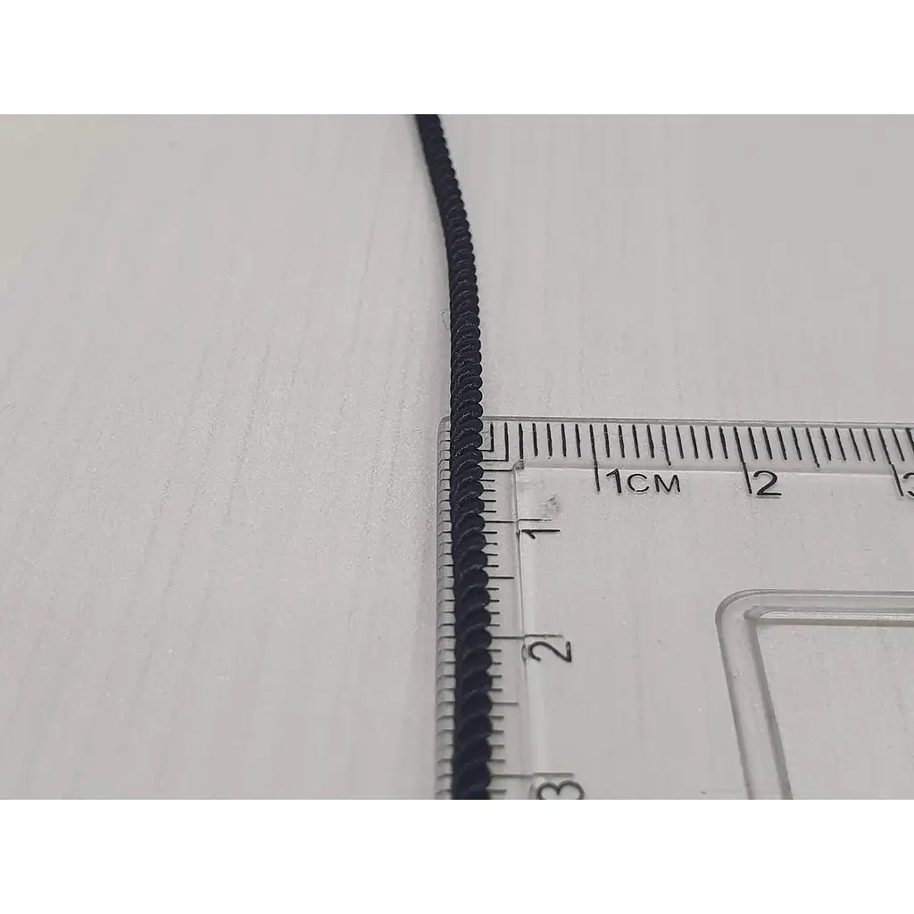 Ювелирный шелковый шнурок Favoritum с золотыми вставками. 810054Ч 550, 55 - фото 4