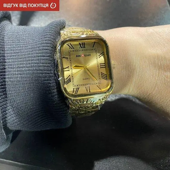 Годинник чоловічий наручний Aocasdiy Vintage (Золотистий) - фото 5