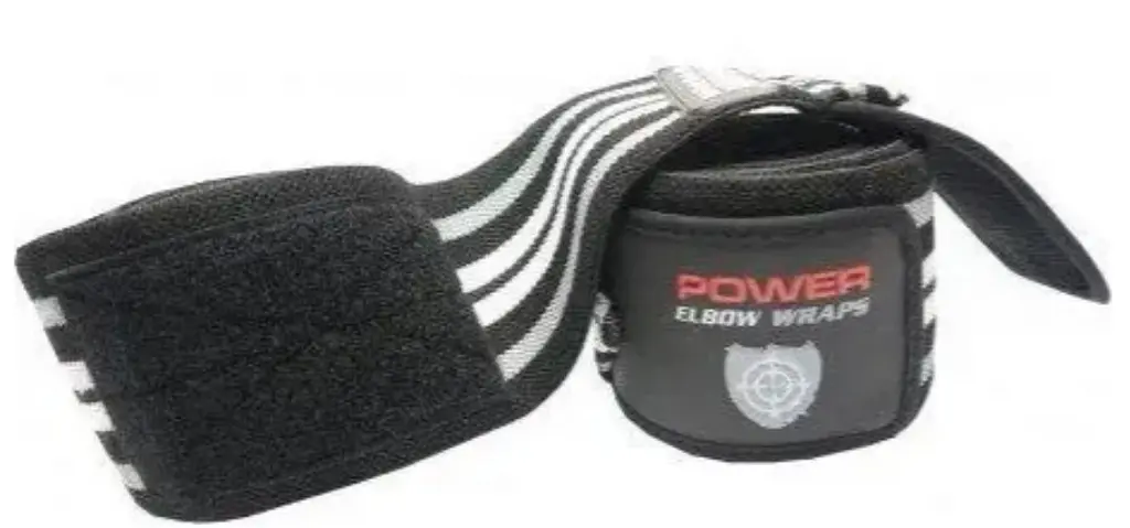 Бинти на коліна Power System PS-3700 Knee Wraps Grey/Black (пара) (PS-3700_Grey-Black) - фото 2