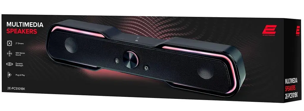 Саундбар 2E PCS101 RGB USB Black (2E-PCS101BK) - фото 7