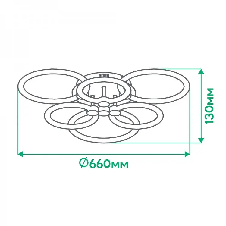 Светильник светодиодный Ardero AL6136ARD 115W 3000K-6500K (80074) - фото 7