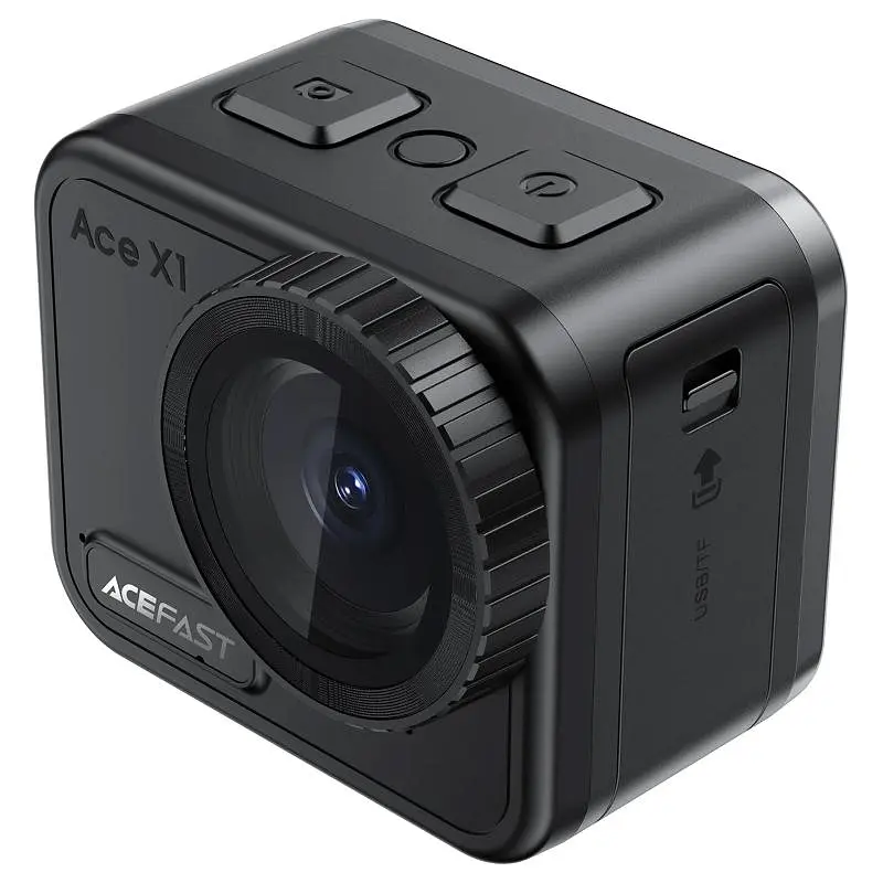 Екшн-камера Acefast X1 4K sports waterproof IPX8 Black - фото 2