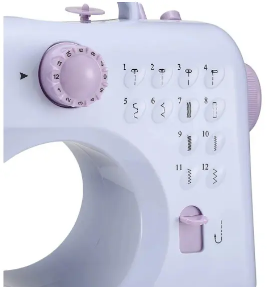 Настільна компактна швейна машинка Sewing machine 202. - фото 5