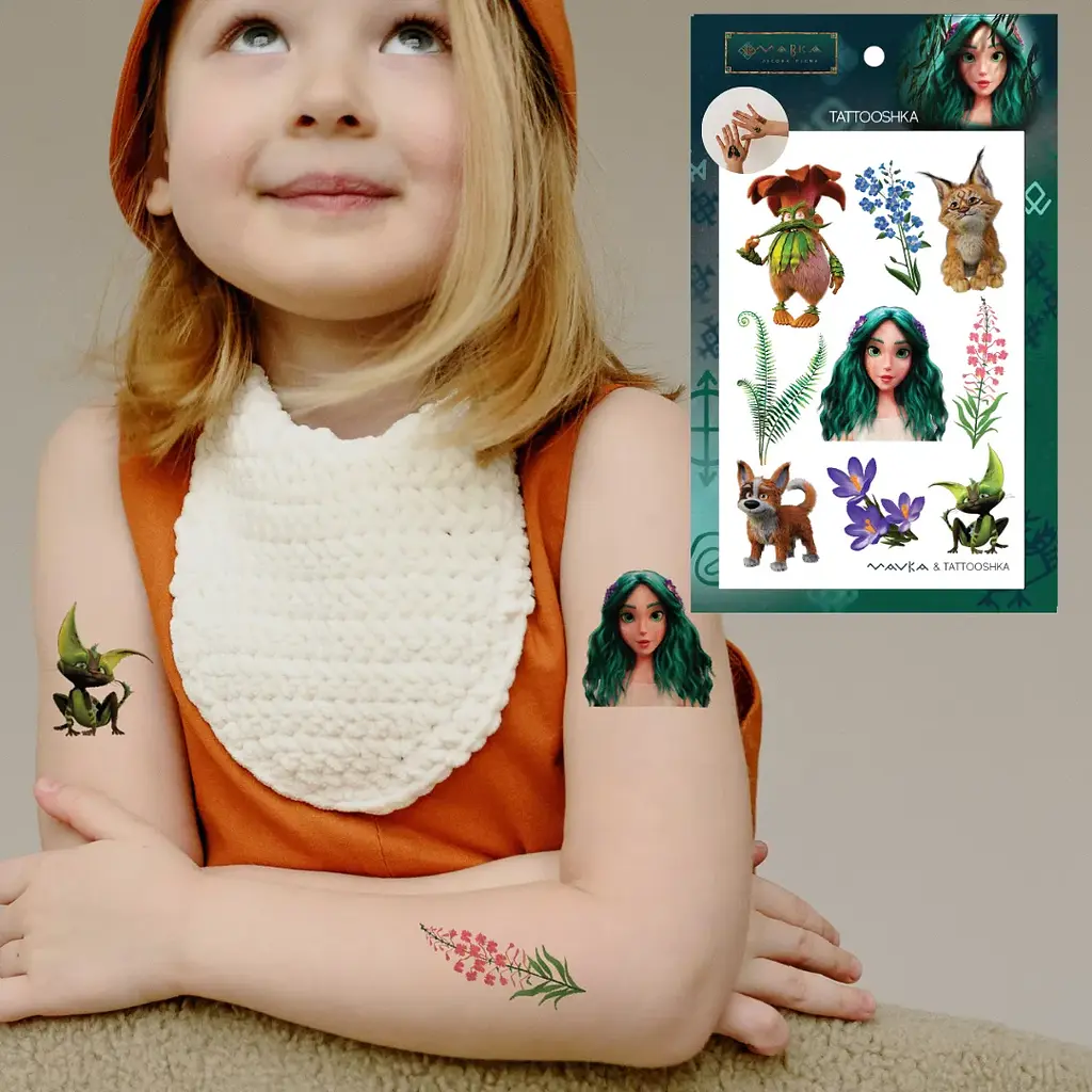 Тимчасові тату Чарівний світ Мавки Tattooshka LM-03 (4825800011027) shop (4825800011027) - фото 2