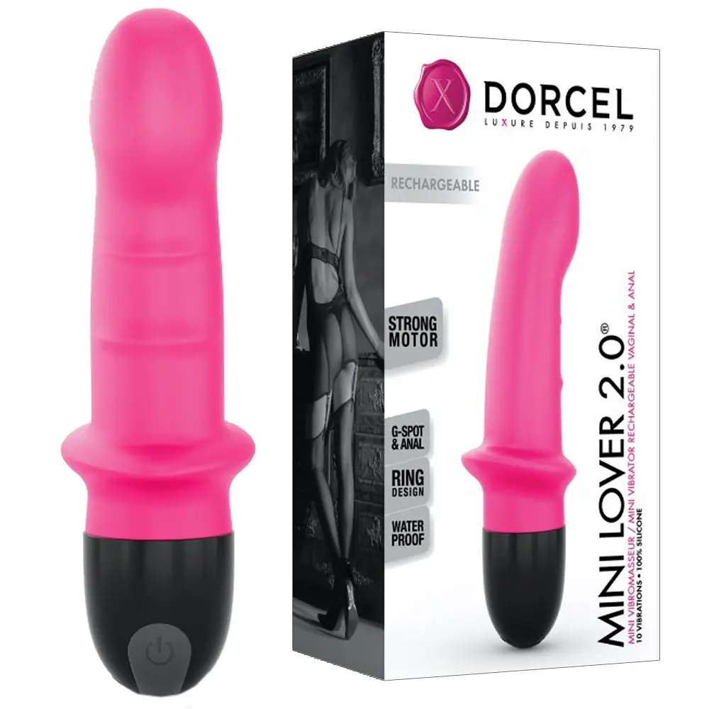 Вібратор Dorcel Mini Lover 2.0 16.5 см рожевий - фото 5
