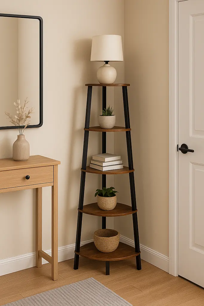 Етажерка Leobert Wooden New кутова в стилі Loft