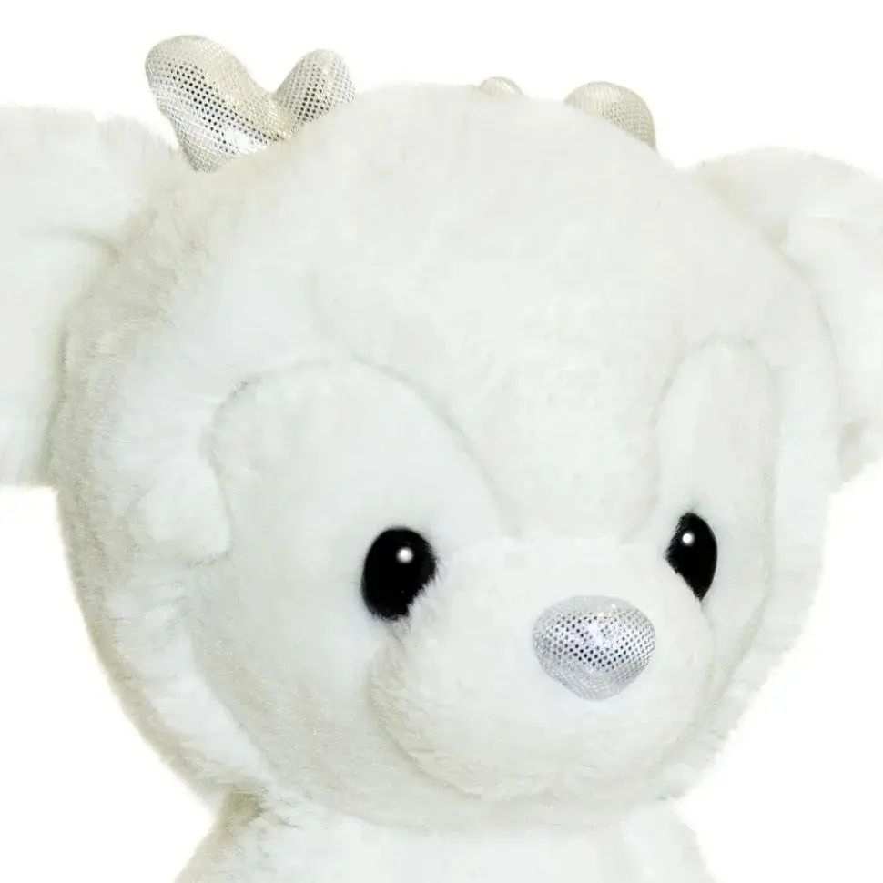 Детская мягконабивная игрушка "Олень" Aurora 220492C белый, 20 см - фото 5