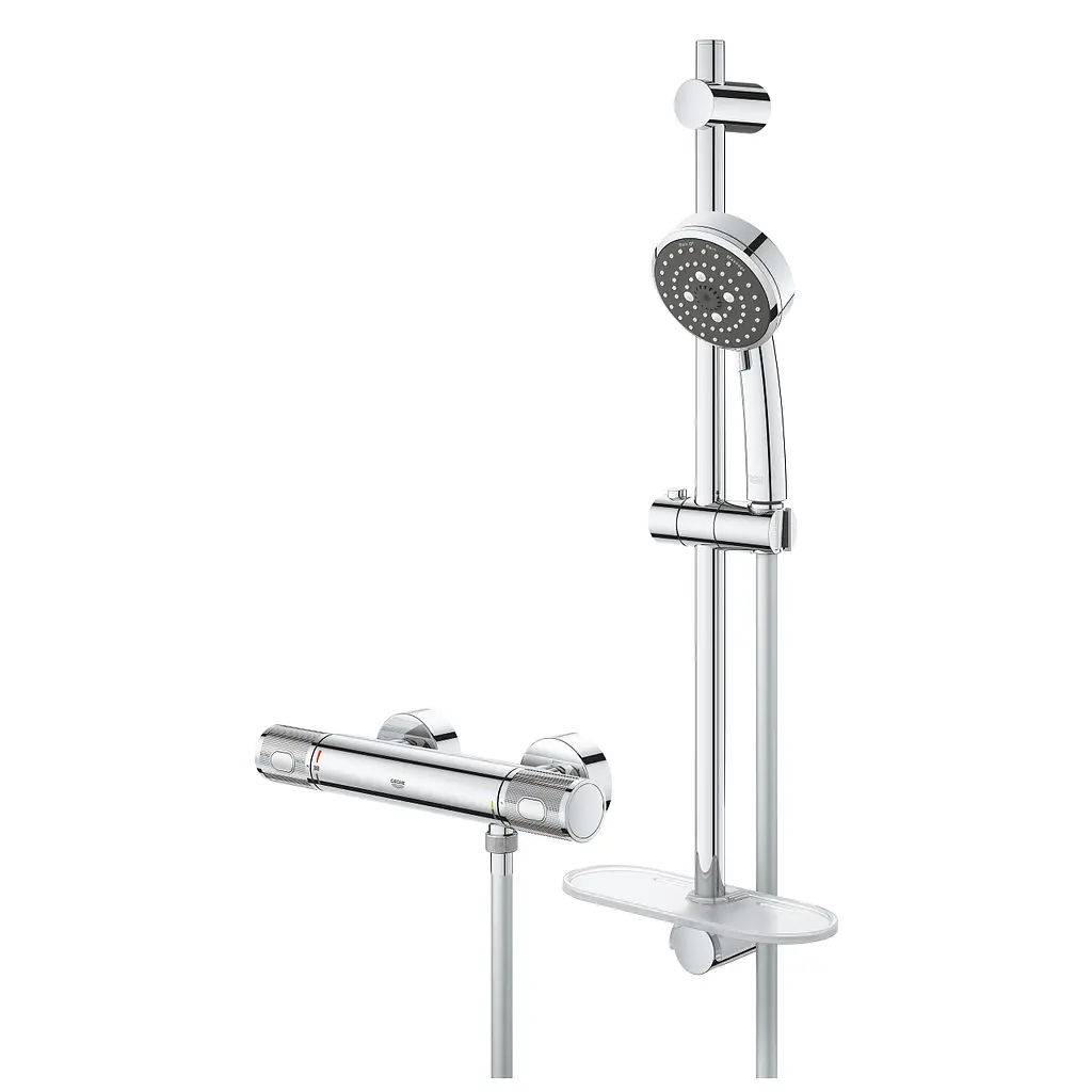 Термостат для душу з душовим гарнітуром Grohe QuickFix Precision Feel 34791000 Хром - фото 4