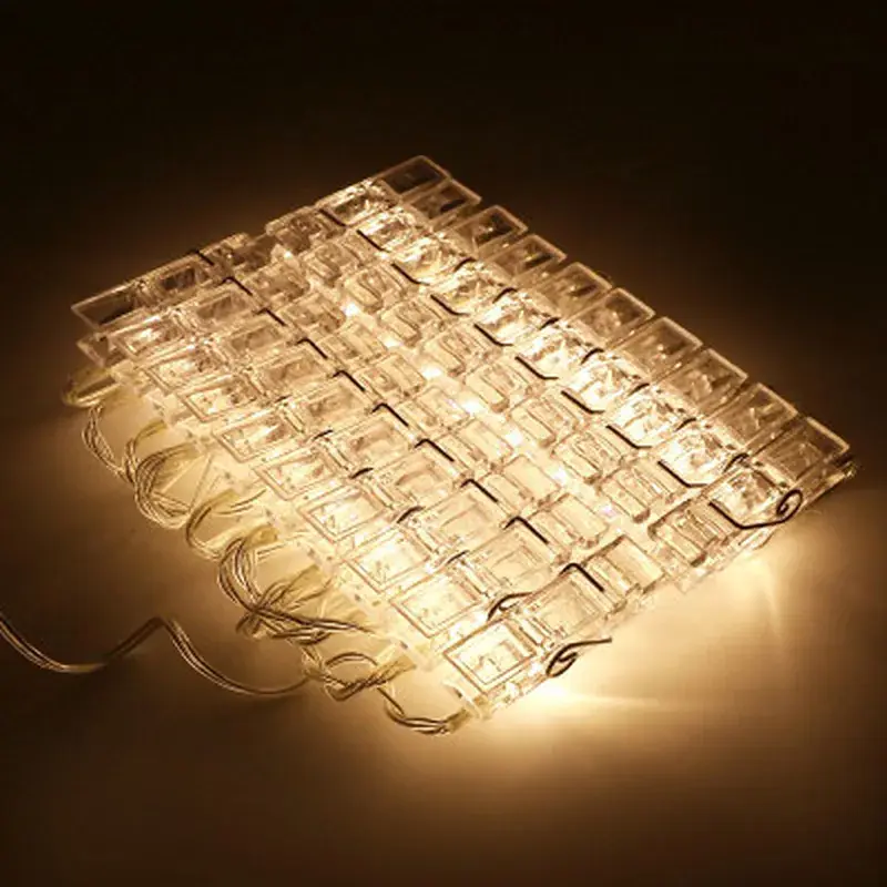 Гірлянда ColorWay Світлодіодна з прищіпками для фото 40 LED / 4.2 м USB (CW-LCP-40L42BU) - фото 3