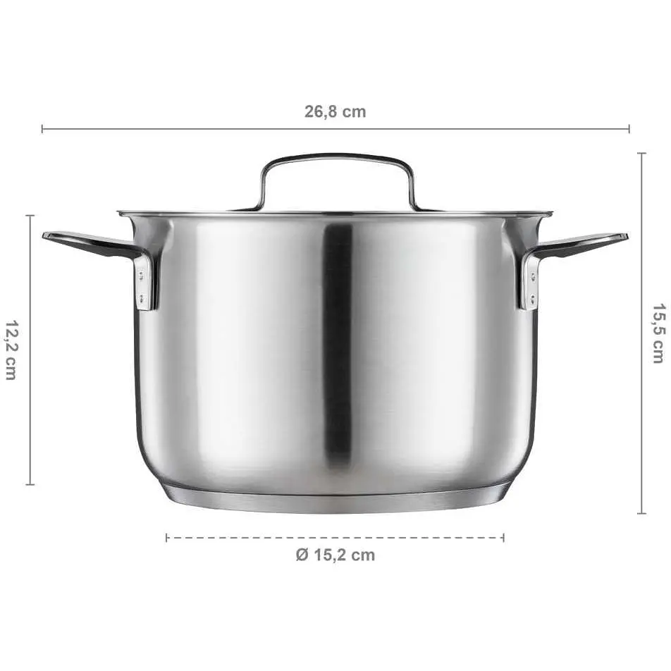 Каструля Fiskars All Steel матова 3 л (1064751) - фото 4