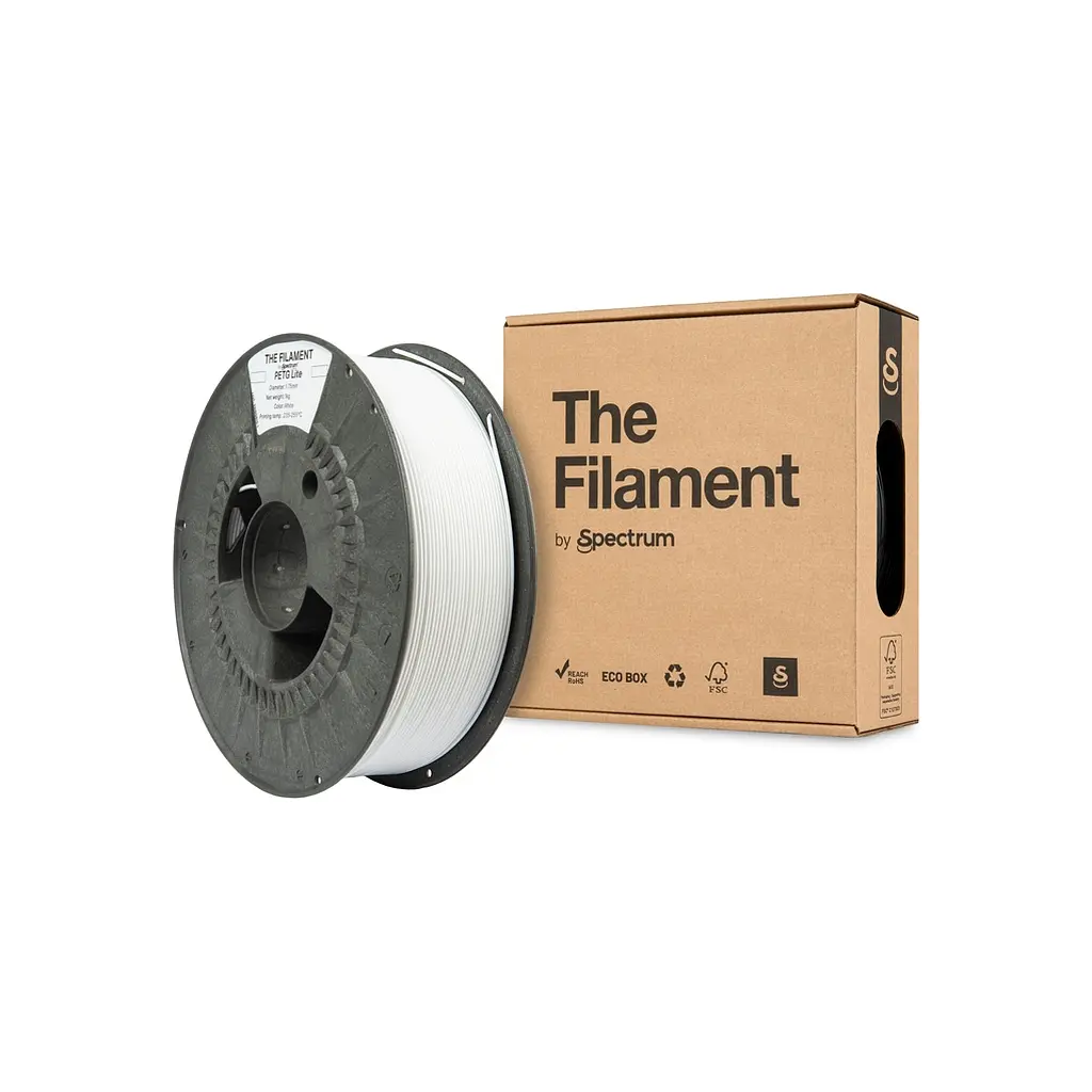 Пластик для 3D-принтера The Filament PETG Lite 1.75 мм WHITE 1 кг (TF-24238) - фото 3