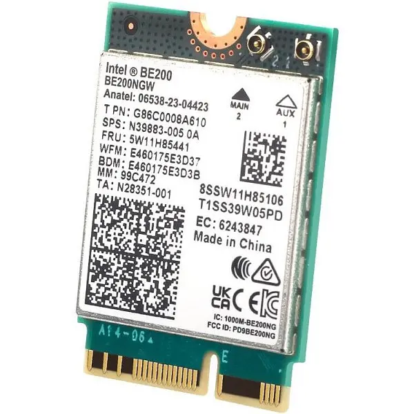 Мережева карта Intel Wi-Fi 7 BE200 NGW модуль тридіапазонний адаптер Bluetooth для ПД / Ноутбука (19124) - фото 2