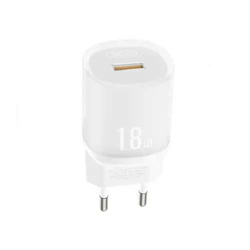 Мережевий зарядний пристрій XO L157 1USB QC3.0 18W charger Біле - фото 3