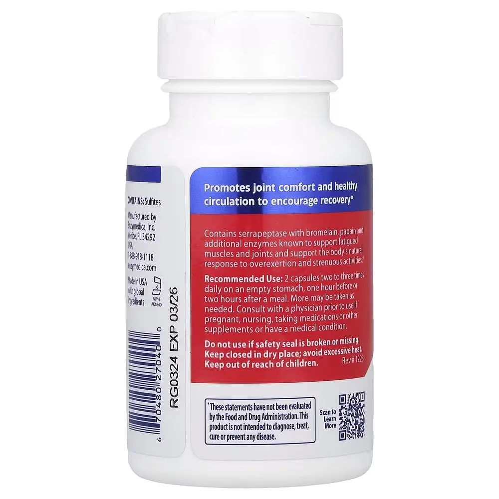 Натуральная добавка Enzymedica Repair Gold 60 капсул - фото 3