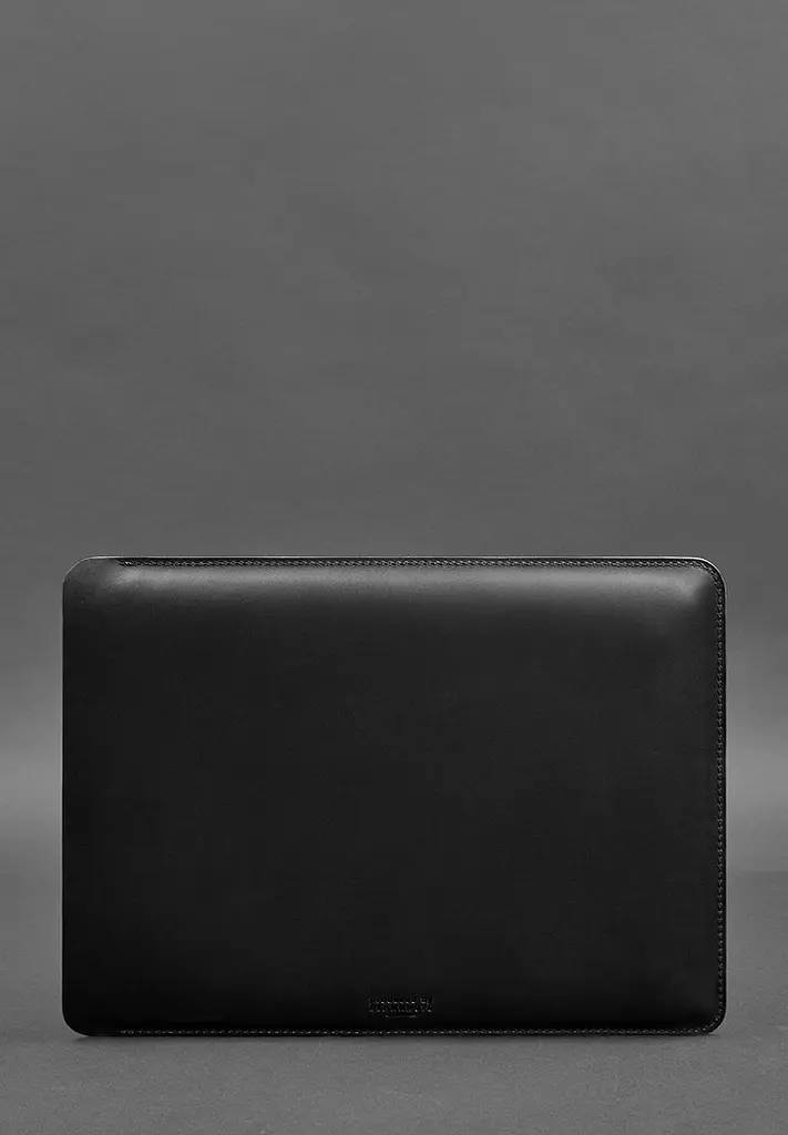 Шкіряний чохол BlankNote для MacBook 14 дюйм Чорний Crazy Horse - фото 2