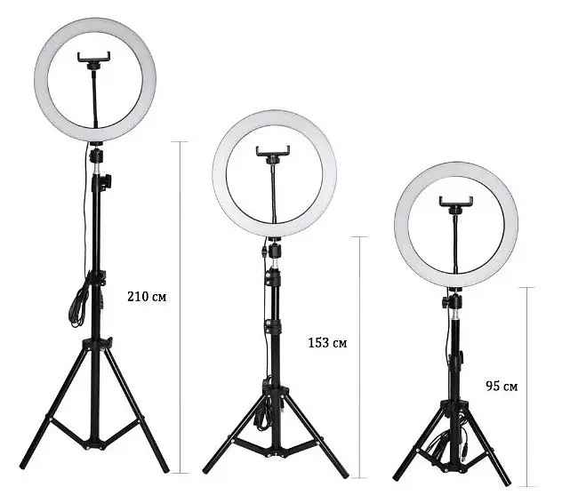 Студийная фотостойкая STAND Штатив для лампы и вспышки регулируемый 210 ​​см - фото 2