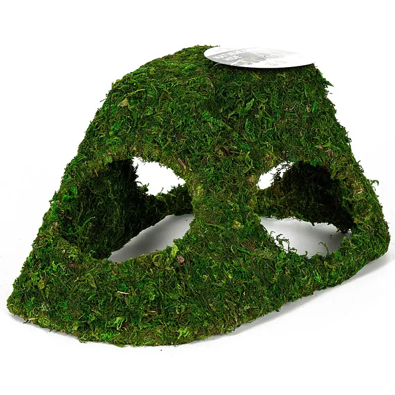 Схованка з живим мохом Repti-Zoo Natural Mossy Hill 26x18x13 см для тераріуму, рептилій і геконів (ERS30) - фото 5