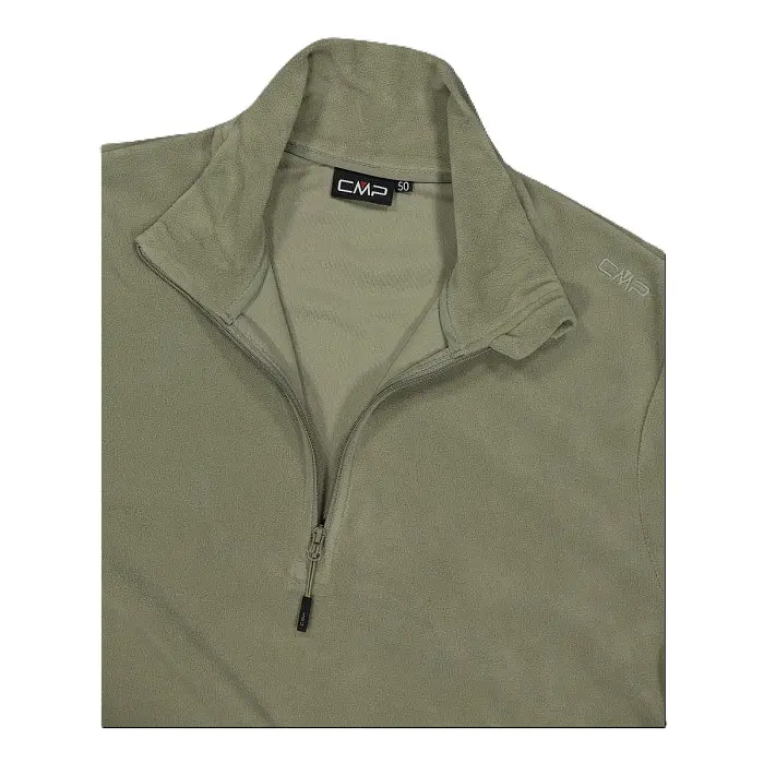 Флисовая кофта CMP Men's Arctic Fleece Turtleneck Top Khaki XXL (1097-3G28037N-F876 54) - фото 5
