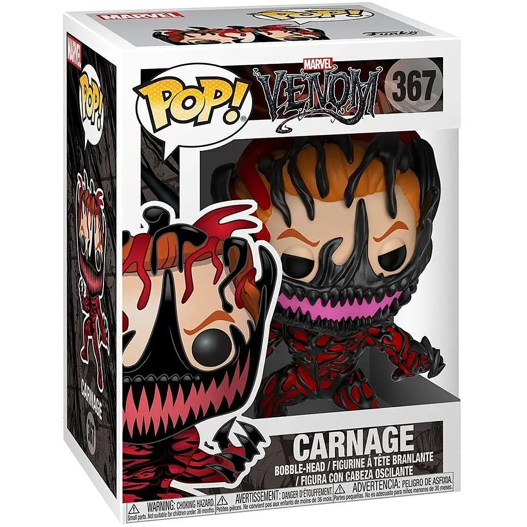 Фігурка Funko Pop Веном Карнадж Marvel Venom Carnage 10 см FP MV C 367 - фото 3