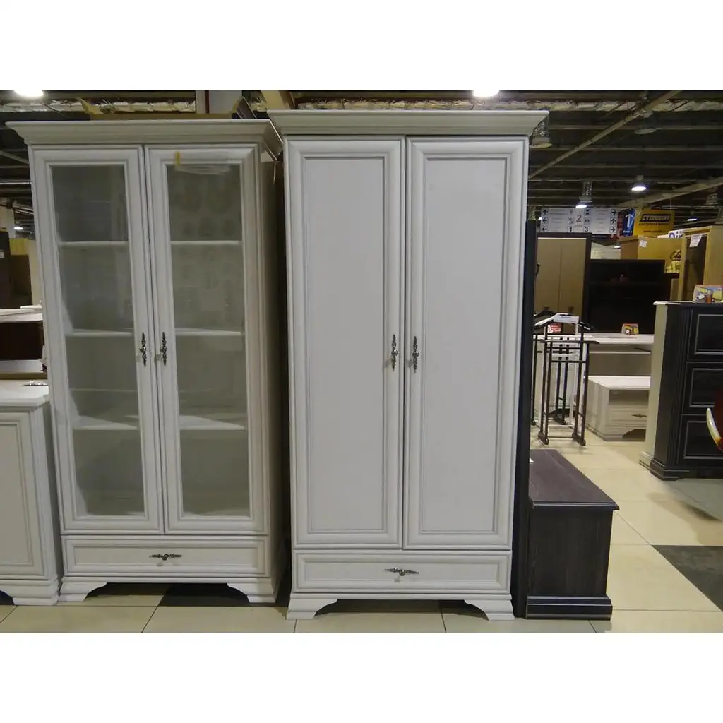 Шафа розпашна в спальню ВМК Кентукі SZF2D1S Білий альпійський (GRB-1767) - фото 5