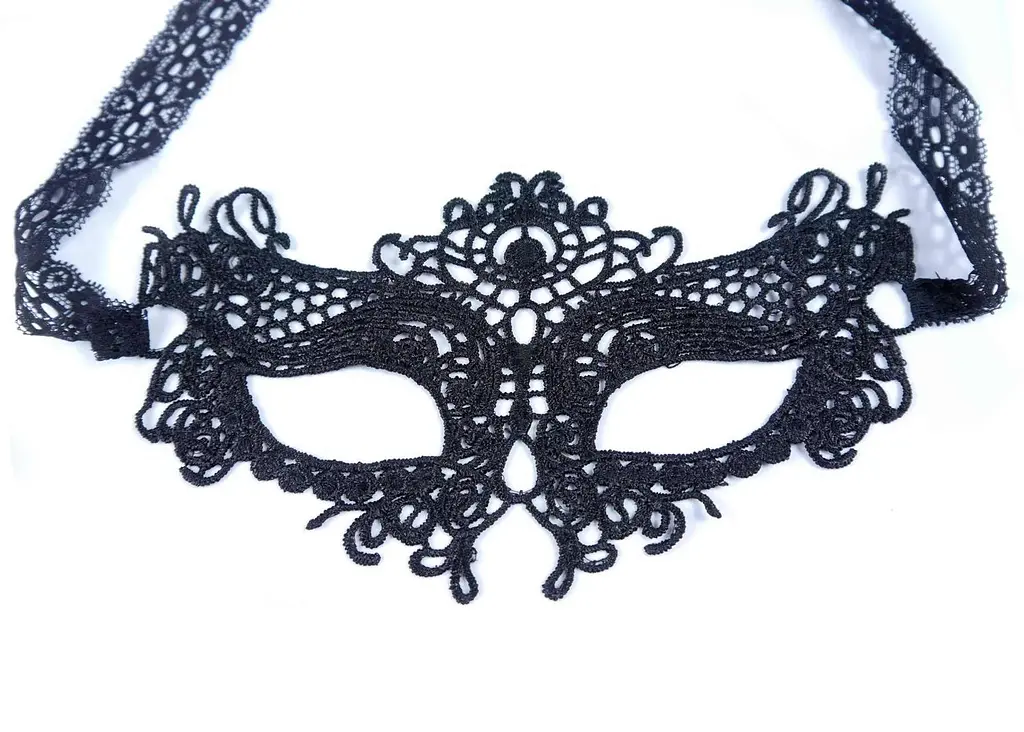 Маска на очі Fetish B - Series Love Mask (чорний) - фото 2