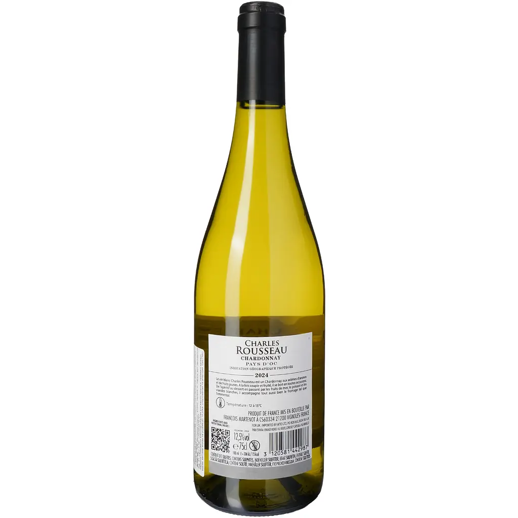 Вино Chateau Rousseau Chardonnay біле сухе 13% 0.75 л - фото 4