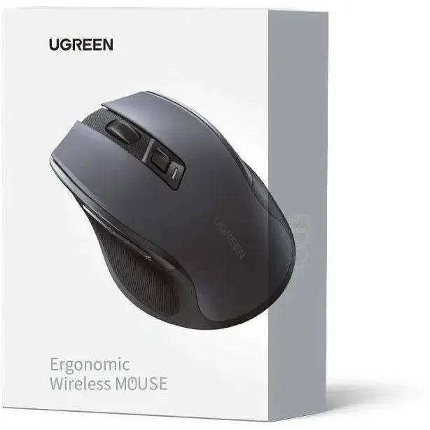 Мышка компьютерная UGREEN MU006 беспроводная черная (90855) - фото 9