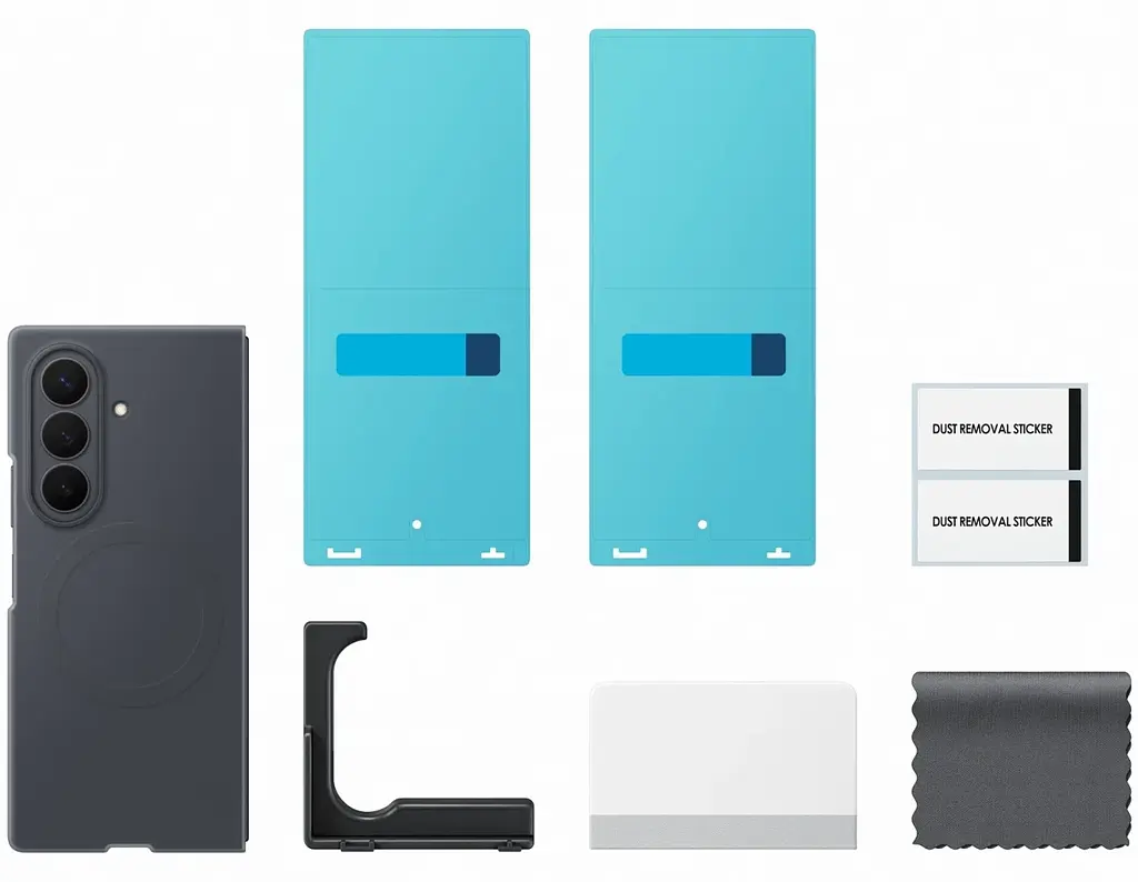 Чохол Samsung Fold 8 Ultra Silicone Magnet Case EF-EF976CBEGUA Black (7292272) - фото 3