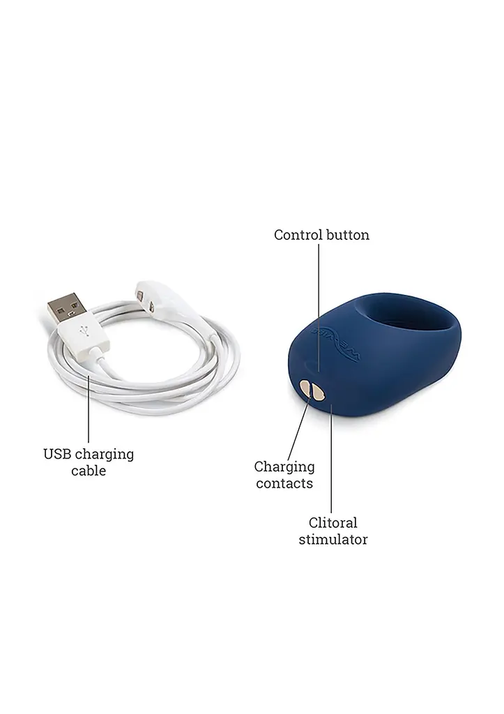 Віброкільце We-Vibe Pivot Blue 7.1 см синій - фото 7