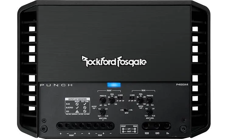 Чотирьохканальний підсилювач Rockford Fosgate P400X4 - фото 5