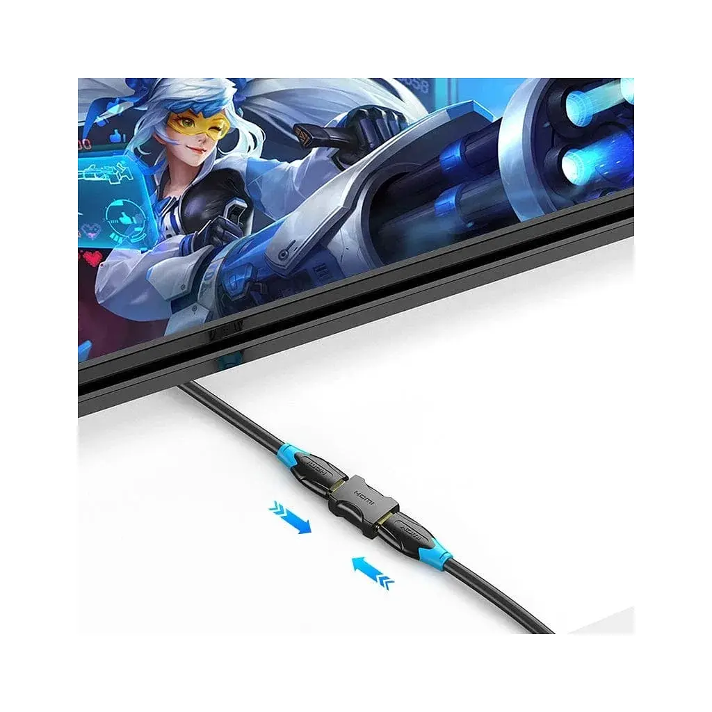Переходник HDMI F to HDMI F black Vention (AIRB0) - фото 6
