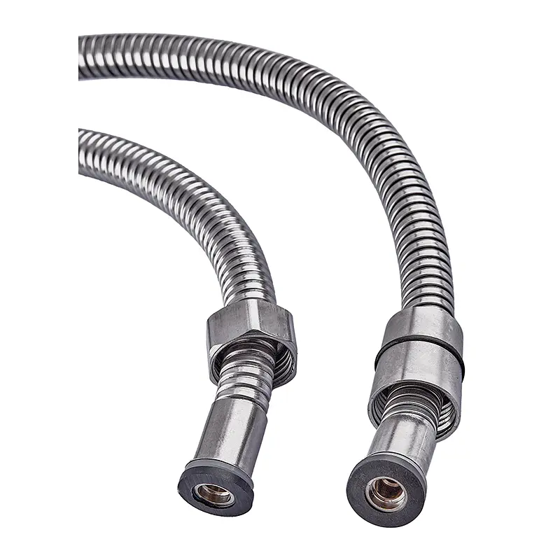 Шланг для душу Zerix Shower hose-SUS-175cm в обплетенні з нержавіючої сталі ZX4925, Нержавіюча сталь - фото 2