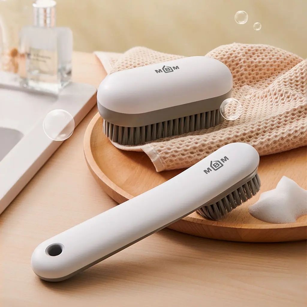 Щітка багатофункціональна МВМ My Home 20.1 x 4.5 x 4 см сіра з білим (BP-40 WHITE/GRAY) - фото 5