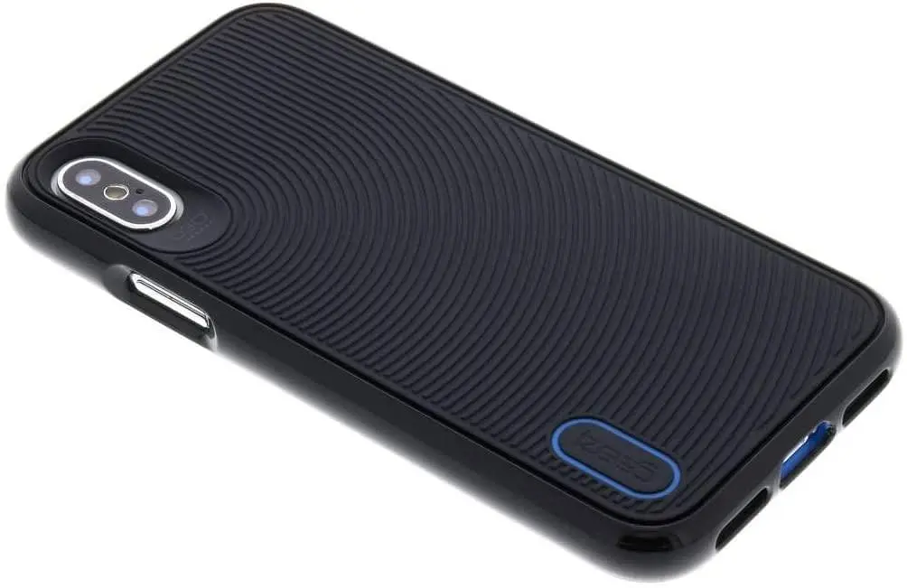 Протиударний чохол GEAR4 Battersea D3O для iPhone X/XS Black Blue - фото 2