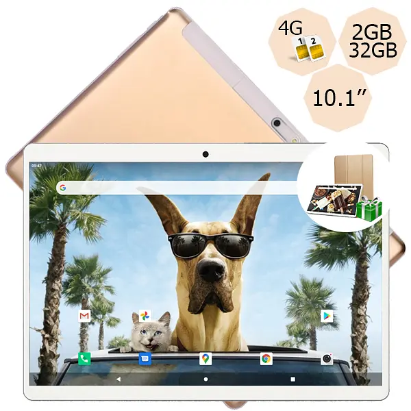Планшет-телефон Hoozo S 232 LTE 2/32 4G Gold - фото 2