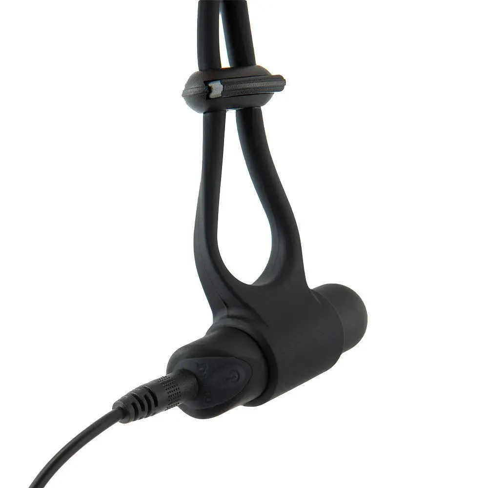 Ерекційне кільце Dream Toys Zacisk Adjustable Cockring, 14 см (чорний) - фото 2