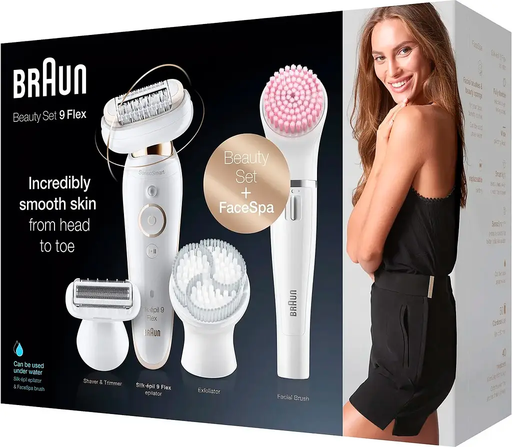 Эпилятор Braun Silk-epil 9 Flex Beauty Set SES 9100 [78405] - фото 9