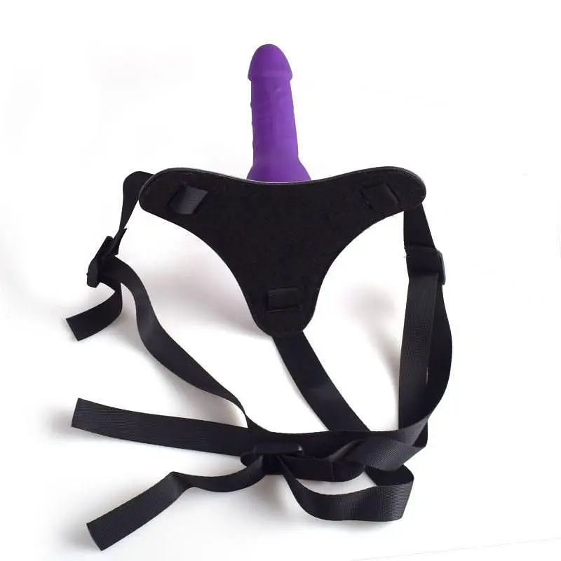 Страпон Toyz4lovers Cintura, 14 см (фіолетовий) - фото 4