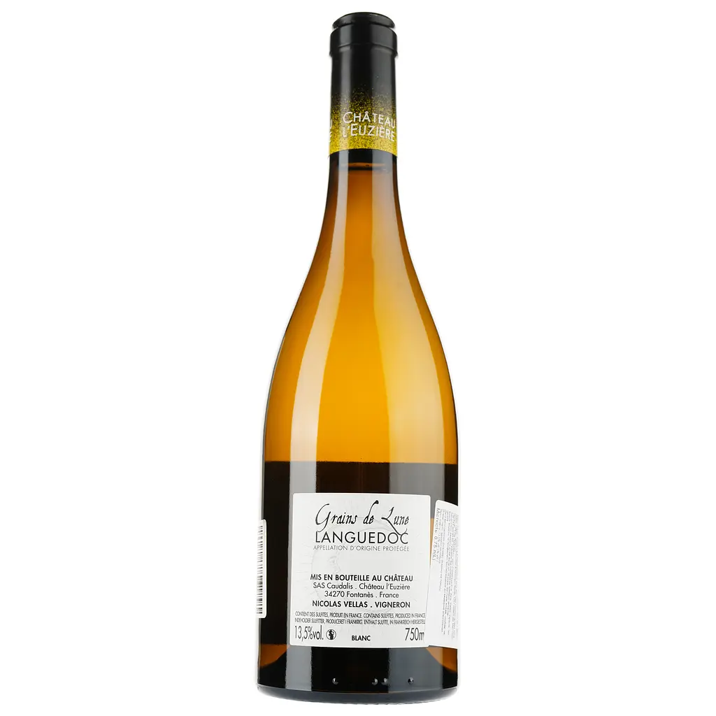 Вино Chateau l'Euziere Grains de Lune AOP Languedoc, біле, сухе, 0,75 л - фото 2