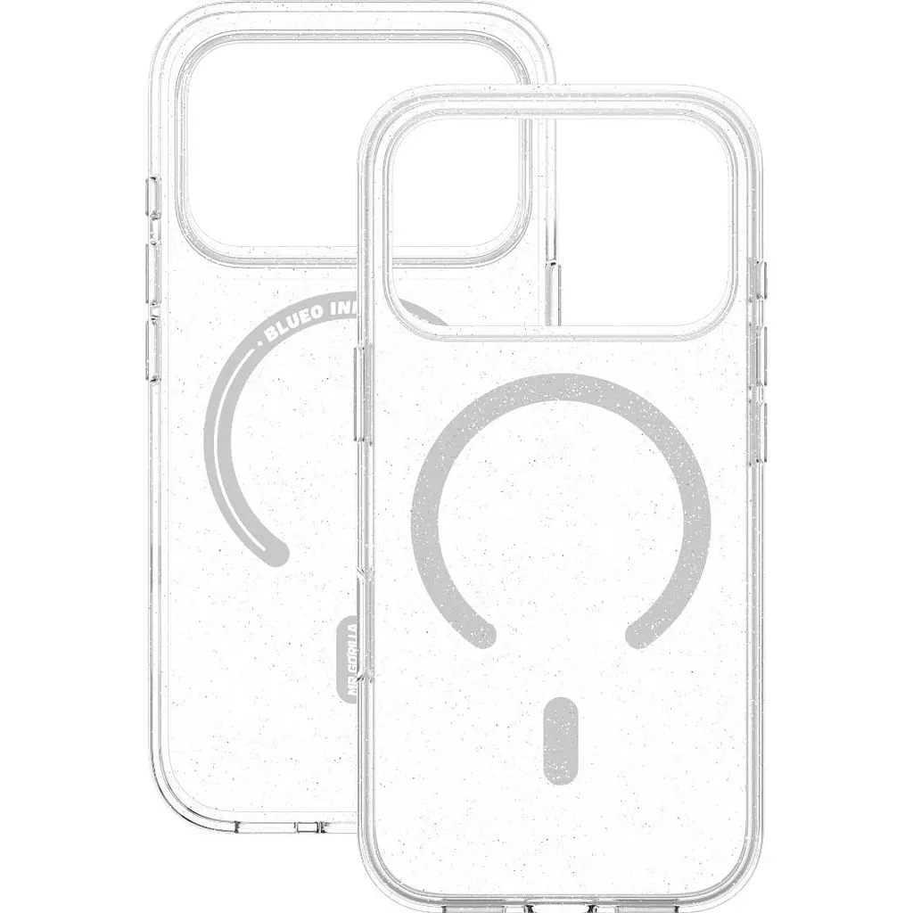 Чохол Blueo Crystal Drop Pro Case with MagSafe для Apple iPhone 17 Pro Max Glitter Transparent (B41-I17PMGTR(M)) [144728] - фото 2