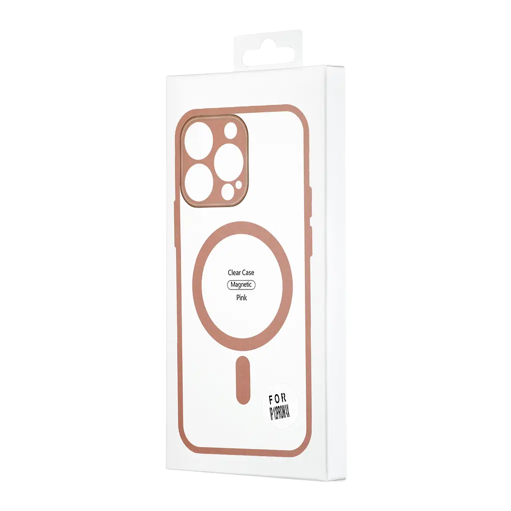 Чохол Color Edge with MagSafe (Protected Camera) iPhone 12 Pro Max Pink - фото 2