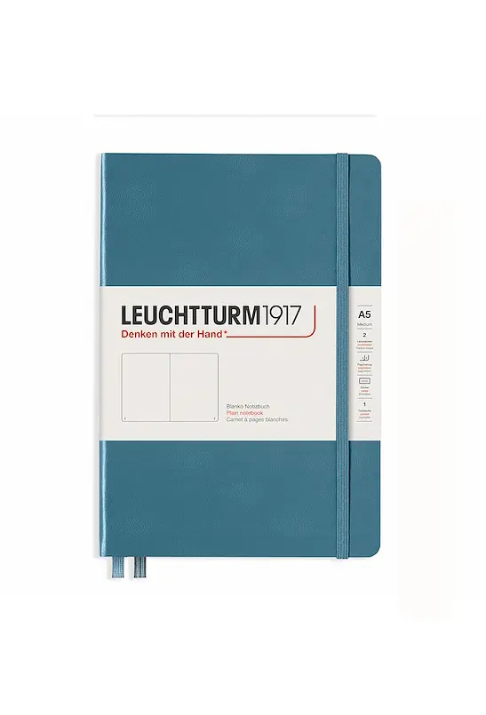 Блокнот Leuchtturm1917 Rising Colours Середній, Stone Blue, клітинка (363336) - фото 7